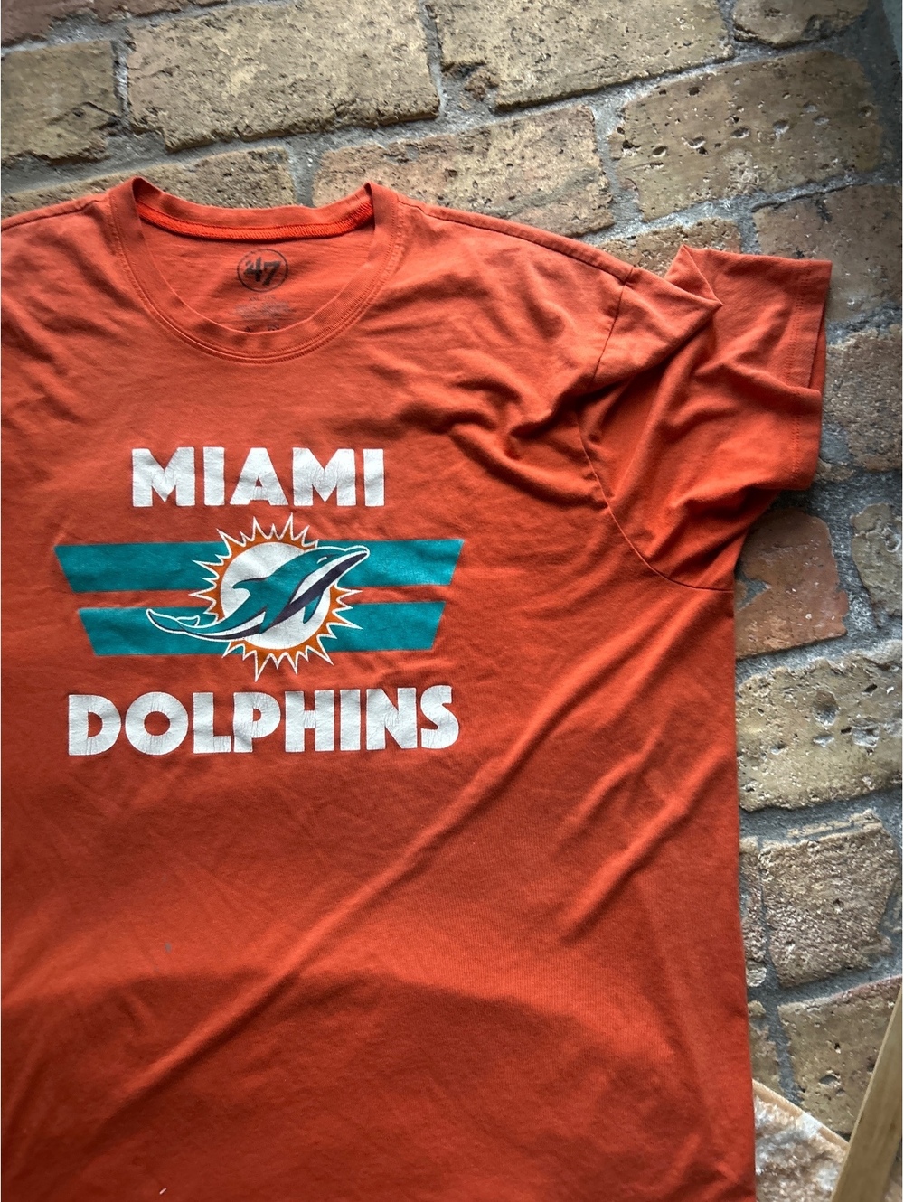 47 Brand Miami Dolphins Orange T-Shirt XXL